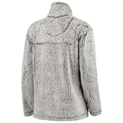 Carolina Panthers G-III 4Her by Carl Banks Women's Sherpa Quarter-Zip Pullover Jacket - Gray Pullover