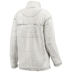 New Orleans Saints G-III 4Her by Carl Banks Women's Sherpa Quarter-Zip Pullover Jacket - Gray Pullover