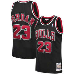 Michael Jordan Chicago Bulls 1997/98 Hardwood Classics Authentic Jersey Black - Mitchell & Ness