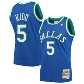 Jason Kidd Dallas Mavericks 1994/95 Hardwood Classics Swingman Jersey Blue - Mitchell & Ness