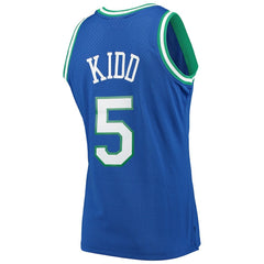 Jason Kidd Dallas Mavericks 1994/95 Hardwood Classics Swingman Jersey Blue - Mitchell & Ness