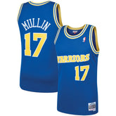 Chris Mullin Golden State Warriors 1993/94 Hardwood Classics Swingman Jersey Royal - Mitchell & Ness