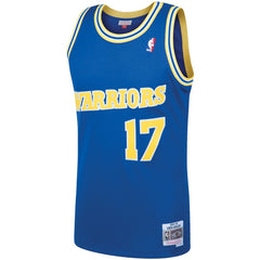 Chris Mullin Golden State Warriors 1993/94 Hardwood Classics Swingman Jersey Royal - Mitchell & Ness