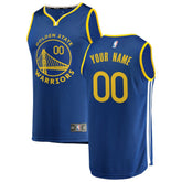 Golden State Warriors Youth 2019/20 Fast Break Custom Replica Jersey Royal Icon Edition - Fanatics