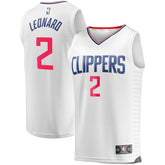 Kawhi Leonard LA Clippers Fast Break Replica Player Jersey White Association Edition - Fanatics outlet