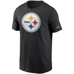 Pittsburgh Steelers Primetime Logo Essential T-Shirt - Black T-shirts