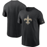New Orleans Saints Primetime Logo Essential T-Shirt - Black T-shirts