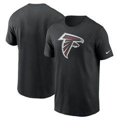 Atlanta Falcons Primetime Logo Essential T-Shirt - Black T-shirts