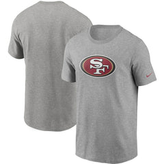 San Francisco 49ers Primetime Logo Essential T-Shirt - Heather Gray T-shirts
