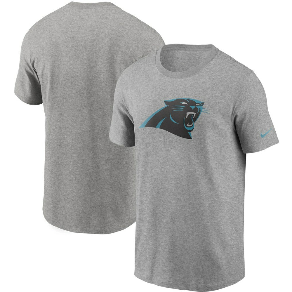Carolina Panthers Primetime Logo Essential T-Shirt - Heather Gray T-shirts