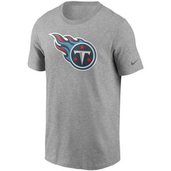 Tennessee Titans Primetime Logo Essential T-Shirt - Heather Gray T-shirts