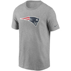 New England Patriots Primetime Logo Essential T-Shirt - Heather Gray T-shirts