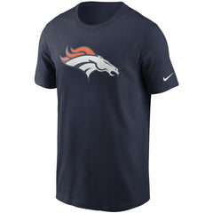Denver Broncos Primetime Logo Essential T-Shirt - Navy T-shirts