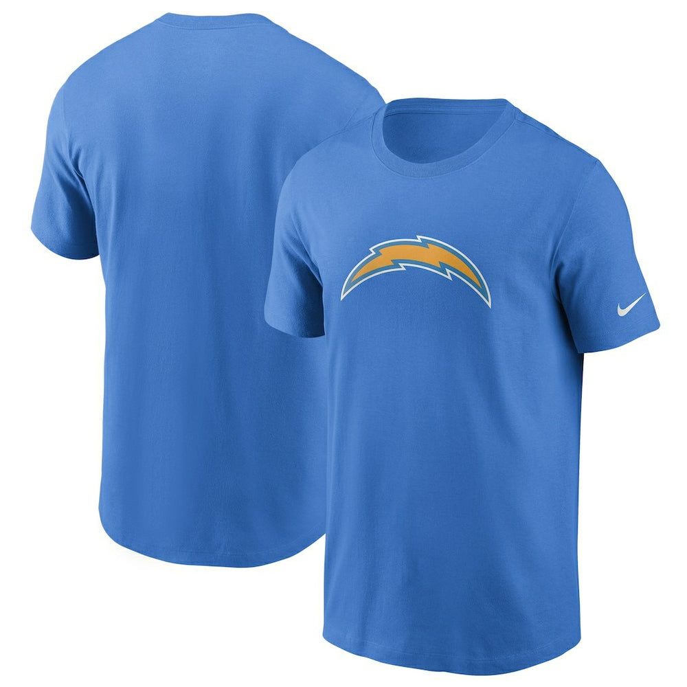 Los Angeles Chargers Primetime Logo Essential T-Shirt - Powder Blue T-shirts