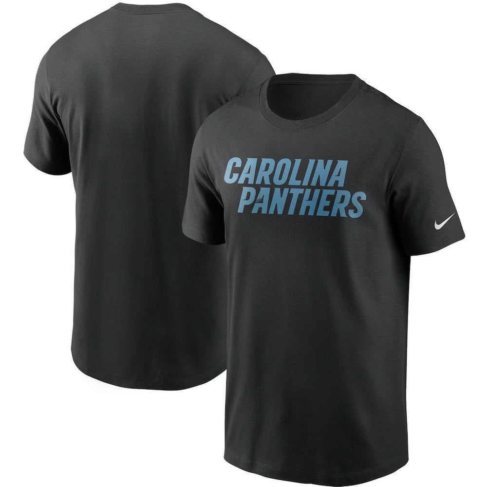 Carolina Panthers Team Wordmark T-Shirt - Black T-shirts