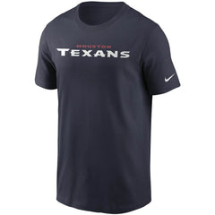 Houston Texans Team Wordmark T-Shirt - Navy T-shirts