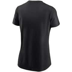 New Orleans Saints Women's Logo Essential T-Shirt - Black T-shirts