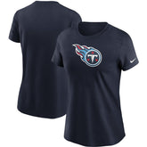Tennessee Titans Women's Logo Essential T-Shirt - Navy T-shirts
