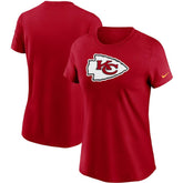 Kansas City Chiefs Women's Logo Essential T-Shirt - Red T-shirts