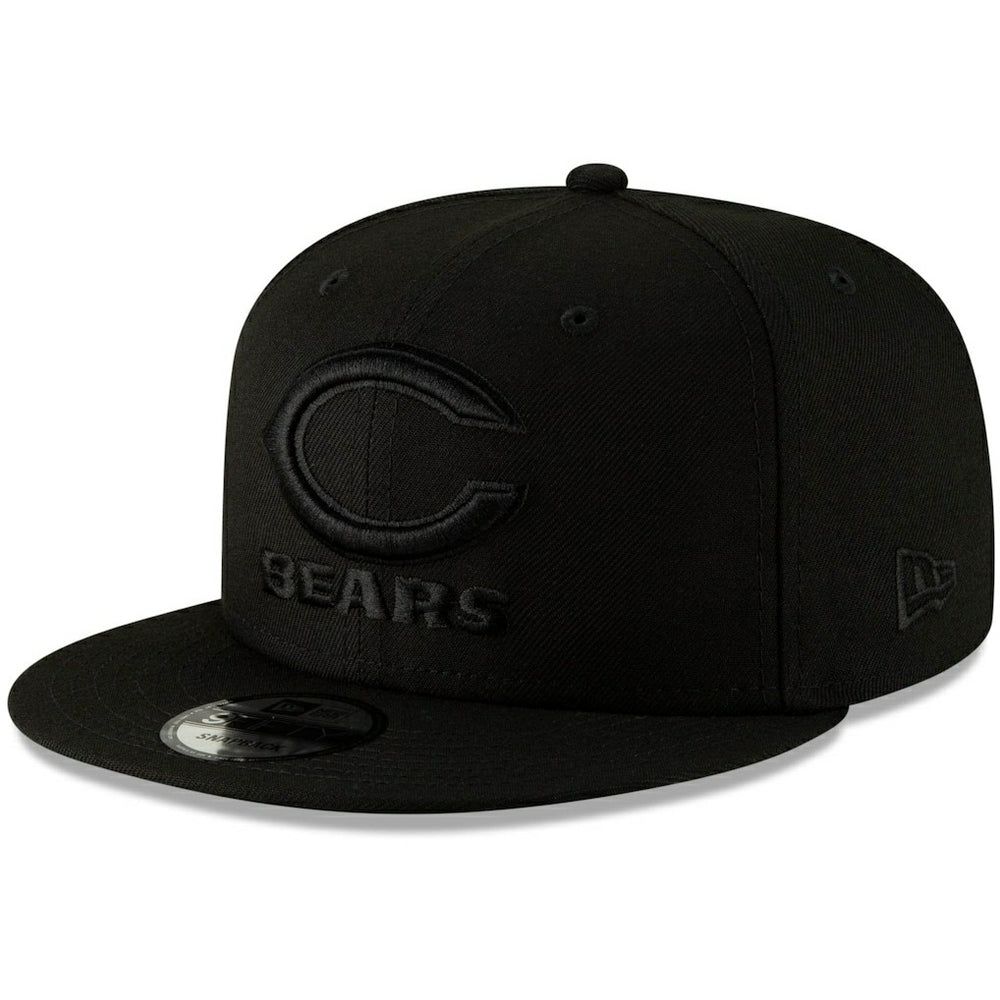 Chicago Bears New Era 9FIFTY Adjustable Snapback Hat - Black Hats