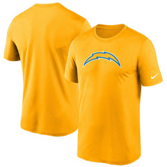 Los Angeles Chargers Logo Essential Legend Performance T-Shirt - Gold T-shirts