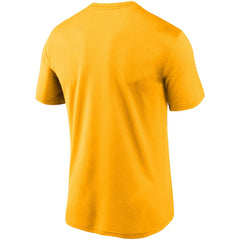 Los Angeles Chargers Logo Essential Legend Performance T-Shirt - Gold T-shirts