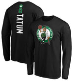 Jayson Tatum Boston Celtics Playmaker Name & Number Long Sleeve T-Shirt Black