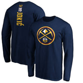 Nikola Jokic Denver Nuggets Playmaker Name & Number Long Sleeve T-Shirt Navy