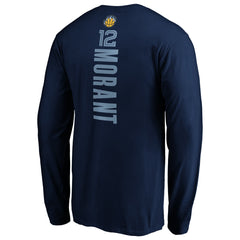 Ja Morant Memphis Grizzlies Playmaker Name & Number Long Sleeve T-Shirt Navy outlet