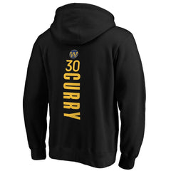 Stephen Curry Golden State Warriors Playmaker Name & Number Pullover Hoodie Black