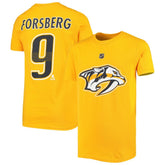 Filip Forsberg Nashville Predators Youth Player Name & Number T-Shirt - Gold | US 3688877