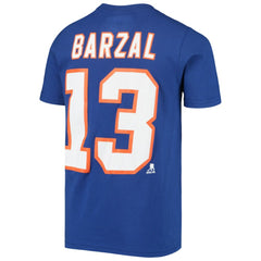 Mathew Barzal New York Islanders Youth Player Name & Number T-Shirt - Royal | US 3688880