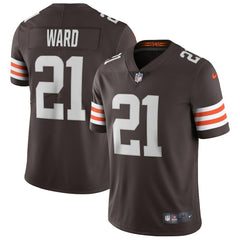 Denzel Ward Cleveland Browns Vapor Limited Jersey - Brown Jerseys