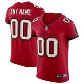 Tampa Bay Buccaneers Vapor Elite Custom Jersey - Red Jerseys