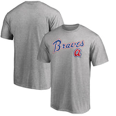 Atlanta Braves Cooperstown Wahconah T-Shirt - Heathered Gray T-shirts