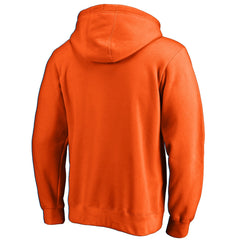 Phoenix Suns Icon Primary Logo Fitted Pullover Hoodie Orange - Fanatics