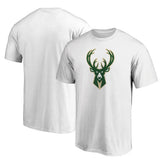 Milwaukee Bucks Primary Team Logo T-Shirt White - Fanatics