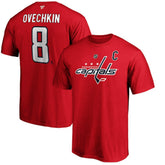 Alexander Ovechkin Washington Capitals Fanatics Authentic Stack Player Name & Number T-Shirt - Red | US 3706500