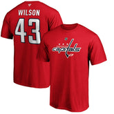 Tom Wilson Washington Capitals Fanatics Authentic Stack Player Name & Number T-Shirt - Red | US 3706504