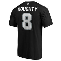 Drew Doughty Los Angeles Kings Fanatics Authentic Stack Name & Number Team T-Shirt - Black | US 3706520
