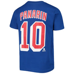 Artemi Panarin New York Rangers Youth Player Name & Number T-Shirt - Blue | US 3709463