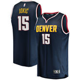 Nikola Jokic Denver Nuggets Fast Break Player Jersey Icon Editi- Navy - Fanatics