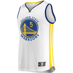 Kevon Looney Golden State Warriors Fast Break Player Replica Jersey Association Editi- White - Fanatics
