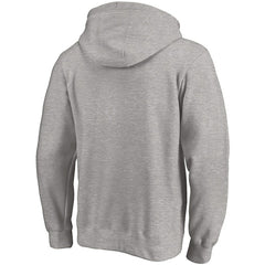 Jacksonville Jaguars Fade Out Fitted Pullover Hoodie - Heather Gray Hoodies