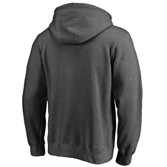 Arizona Cardinals Victory Arch Team Fitted Pullover Hoodie - Heather Charcoal Hoodies