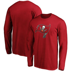 Tampa Bay Buccaneers Primary Logo Long Sleeve T-Shirt - Red T-shirts