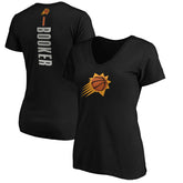 Devin Booker Phoenix Suns Women's Playmaker Name & Number T-Shirt Black