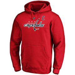 Alexander Ovechkin Washington Capitals Fanatics Authentic Stack Player Name & Number Fitted Pullover Hoodie - Red | US 3731932