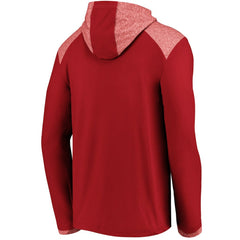 Arizona Cardinals Iconic Marbled Clutch Hoodie Long Sleeve T-Shirt - Cardinal Hoodies