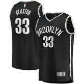 Nicolas Claxton Brooklyn Nets Fast Break Player Jersey Icon Edition Black - Fanatics
